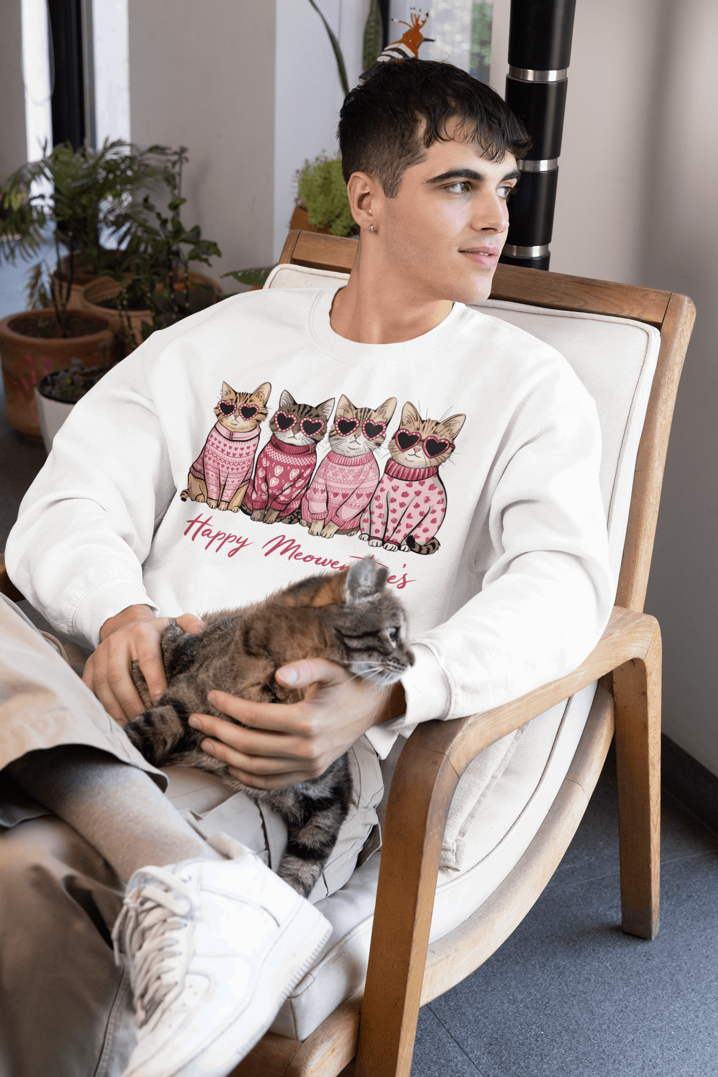 Happy Meowentine's Sweatshirt