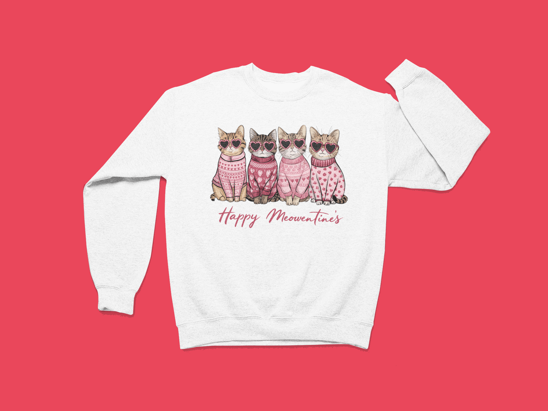 Happy Meowentine's Sweatshirt