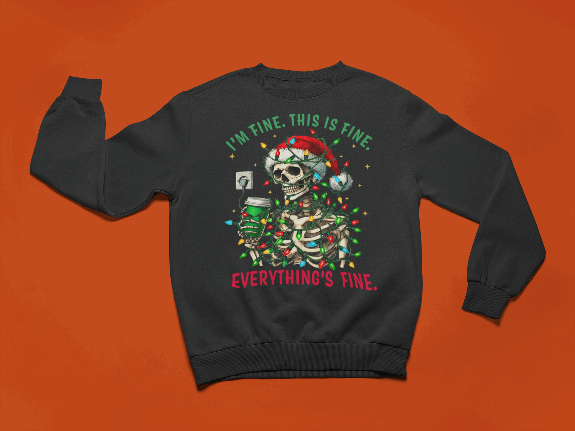 I'm Fine This is Fine Sweatshirt