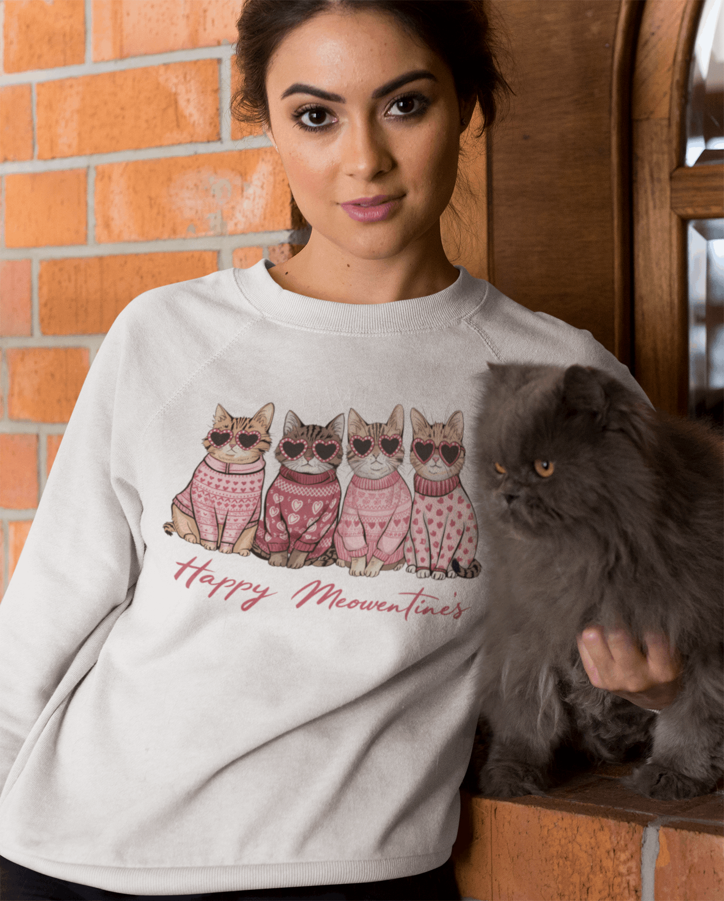 Happy Meowentine's Sweatshirt