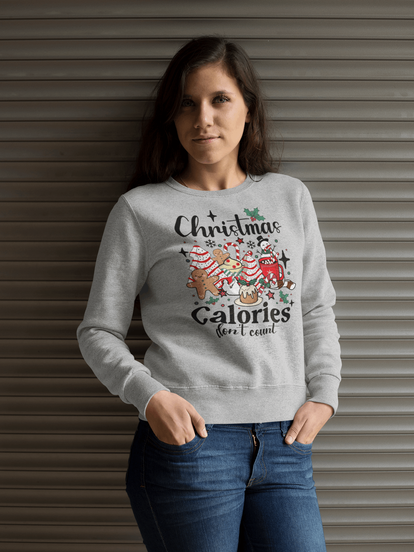 Christmas Calories Don't Count Sweatshirt